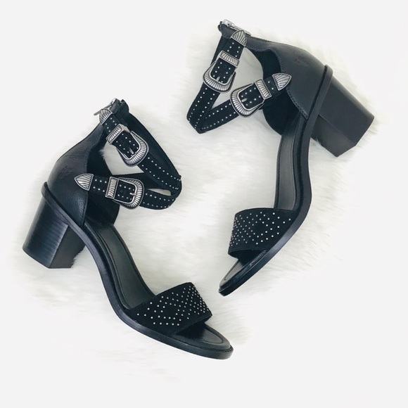Frye Shoes - Frye Shoes Studded Suede Sandals Brielle EUC